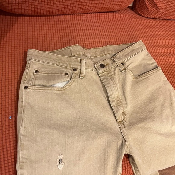 Wrangler 33 x 32 regular tan jeans - Picture 3 of 4
